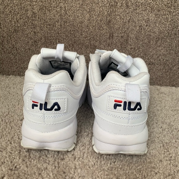 Fila White Ankle Sneakers - Picture 3 of 4